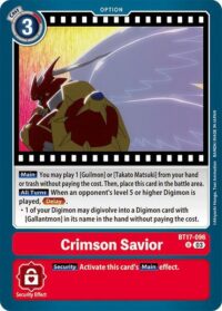 Crimson Savior - BT17-096 U