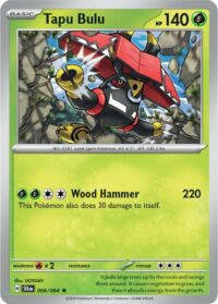 Tapu Bulu - 006/064 - Holo Rare - Inglés