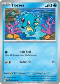 Horsea - 010/064 - Reverse Holo Common - Inglés