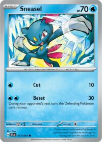 Sneasel - 013/064 - Reverse Holo Common - Inglés