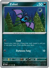 Zubat - 027/064 - Reverse Holo Common - Inglés