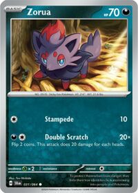 Zorua - 031/064 - Reverse Holo Common - Inglés