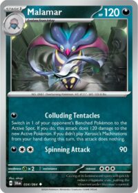 Malamar - 034/064 - Reverse Holo Uncommon - Inglés