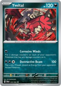 Yveltal - 035/064 - Reverse Holo Uncommon - Inglés