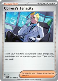 Colress's Tenacity - 057/064 - Reverse Holo Uncommon - Inglés