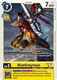 RizeGreymon - BT17-037 C
