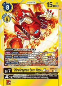 ShineGreymon: Burst Mode ACE - BT17-041 SR