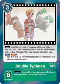 Double Typhoon (Secret Crisis: Movie Memorial Pack) - ST17-11 R