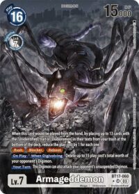 Armageddemon (Alternate Art) - BT17-060 SR