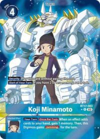 Koji Minamoto (Alternate Art) - BT17-083 R