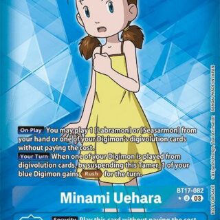 Minami Uehara (Box Promotion Pack: Secret Crisis) - BT17-082 U