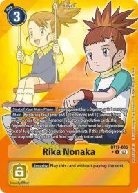 Rika Nonaka (Box Promotion Pack: Secret Crisis) - BT17-085 U
