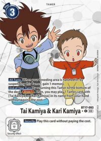 Tai Kamiya & Kari Kamiya (Box Promotion Pack: Secret Crisis) - BT17-093 R