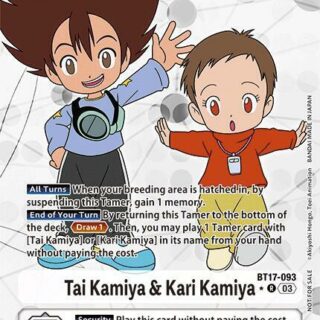 Tai Kamiya & Kari Kamiya (Box Promotion Pack: Secret Crisis) - BT17-093 R