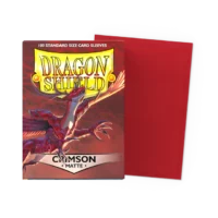 Dragon Shield: Crimson - Matte Sleeves - Standard Size