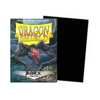 Dragon Shield: Black - Matte Sleeves - Standard Size