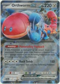 Orthworm ex - 110/142 - Ultra Rare - Inglés