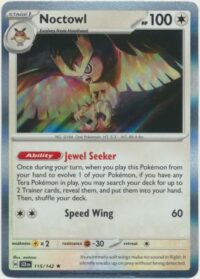 Noctowl - 115/142 - Holo Rare - Inglés
