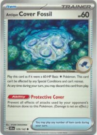 Antique Cover Fossil - 129/142 - Common - Inglés