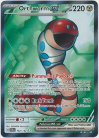 Orthworm ex - 162/142 - Full Art Secret Rare - Inglés