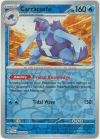 Carracosta - 038/142 - Reverse Holo Rare - Inglés