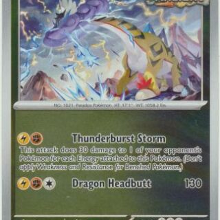 Raging Bolt - 111/142 - Reverse Holo Rare - Inglés