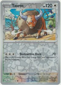 Tauros - 112/142 - Common Reverse Holo - Inglés