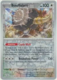 Bouffalant - 119/142 - Reverse Holo Rare - Inglés