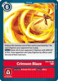 Crimson Blaze - BT8-097 U