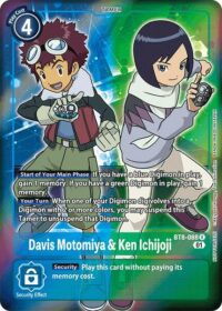 Davis Motomiya & Ken Ichijoji - BT8-088- R (Alternate Art)