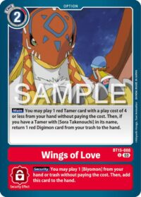 Wings of love - BT15-088 U