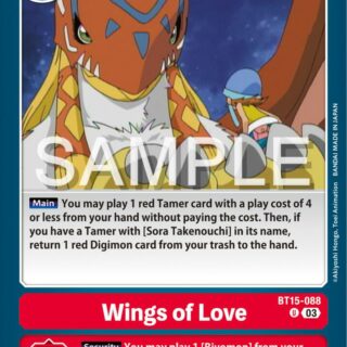 Wings of love - BT15-088 U