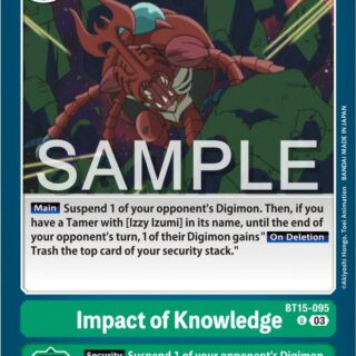 Impact of Knowledge - BT15-095 U