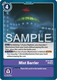 Mist Barrier - BT15-098 U