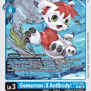 Gomamon (X Antibody) - BT15-021 U