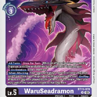 WaruSeadramon - BT15-078 U