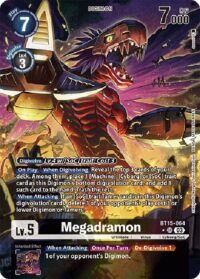 Megadramon (Alternate Art) - BT15-064 SR