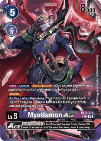 Myotismon ACE (Alternate Art) - BT15-076 SR
