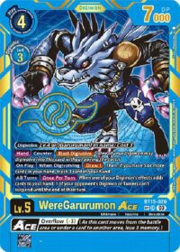 WereGarurumon ACE (Special Rare) - BT15-026 SP