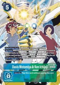 Davis Motomiya & Ken Ichijoji - BT17-084 R (Alternate Art)