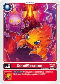 DemiMeramon - EX7-001 C