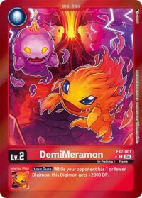 DemiMeramon (Foil) - EX7-001 C