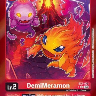 DemiMeramon (Foil) - EX7-001 C
