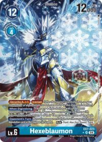 Hexeblaumon (Alternate Art) - EX7-023 SR