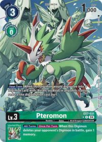 Pteromon (Alternate Art) - EX7-031 R