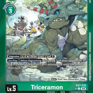 Triceramon (Foil) - EX7-035 C
