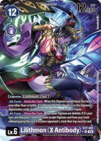 Lilithmon (X Antibody) (Alternate Art) - EX7-061 SR