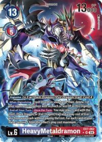 HeavyMetaldramon (Alternate Art) - EX7-062 SR