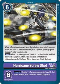Hurricane Screw Shot - EX7-071 U