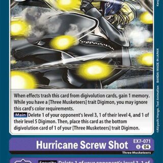 Hurricane Screw Shot - EX7-071 U